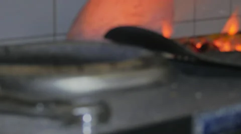 BBQ Grill Fire 스톡 동영상 40976237