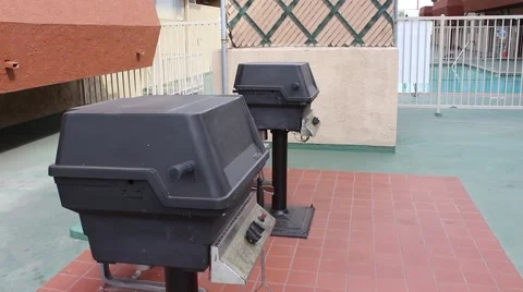 BBQ Grill Stock Footage 48827302