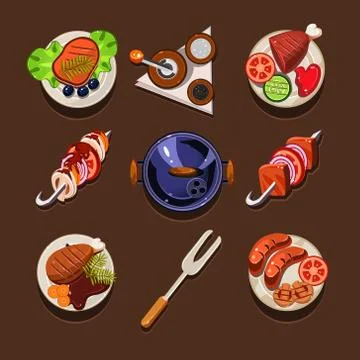BBQ Grill Icon Stock Illustration