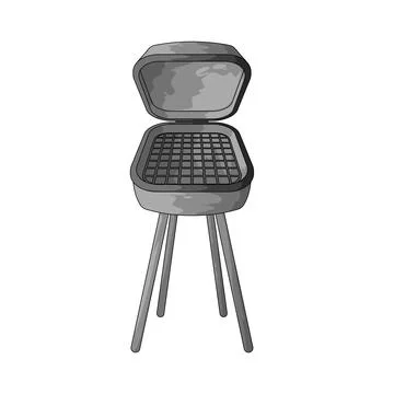 BBQ grill illustration Stock Illustration