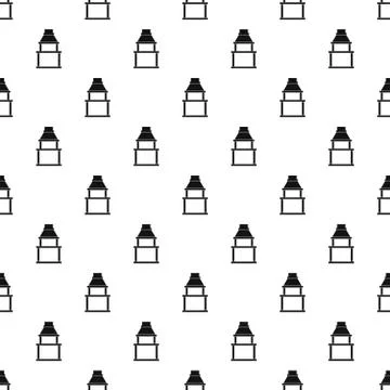 BBQ grill pattern vector Stock Illustration