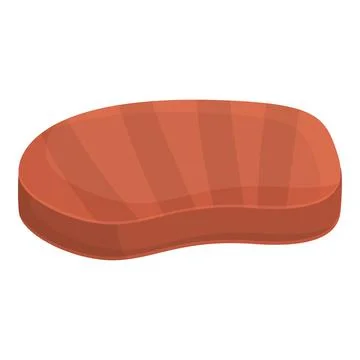 Bbq icon cartoon vector. Pork beef Stock Illustration