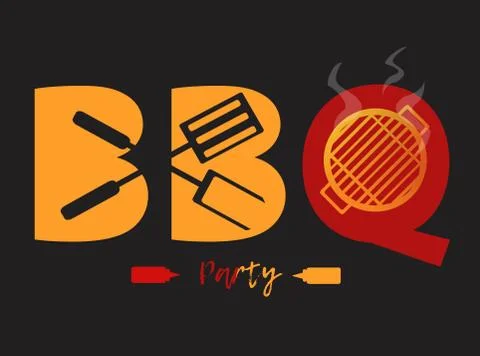 BBQ logo Stock Illustration