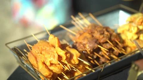 BBQ - meat for BBQ Stockbeeldmateriaal 146490856