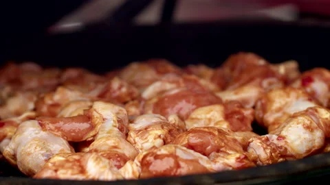 Bbq meat beef cooking Stock-Footage 192252193
