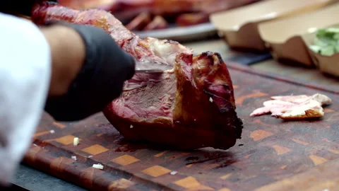 Bbq meat beef Video stock 192253419