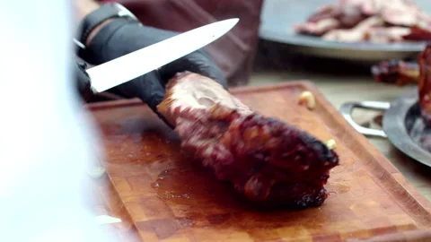 Bbq meat beef Video stock 192253509