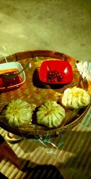 BBQ Momo Stock Photos