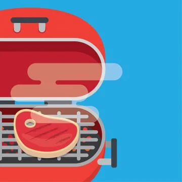 BBQ party invitation Stock-Illustration