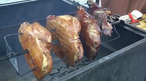BBQ Pork Stock-Footage 11625409