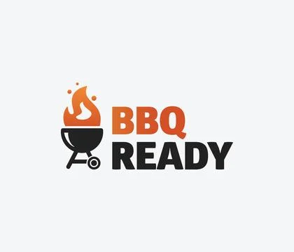 BBQ ready  logo Stock Illustration