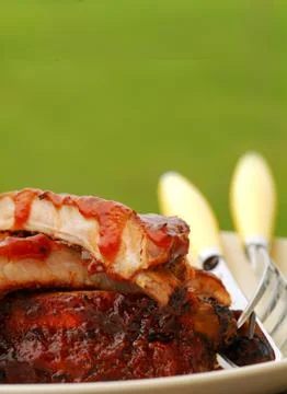 Bbq ribs Stock Photos