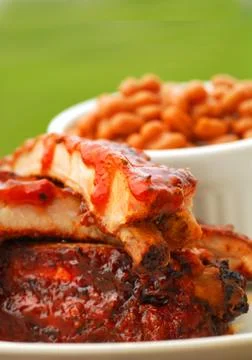 Bbq ribs Stock Photos