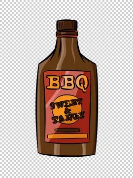 BBQ Sauce Vector Image Stock Illustration