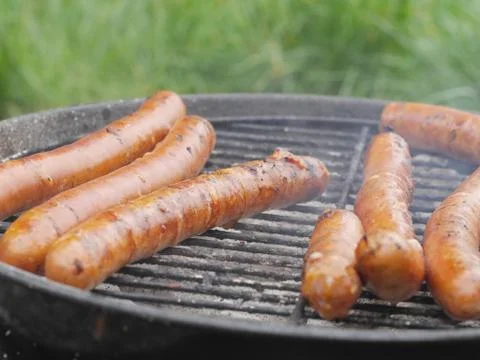 Bbq sausages Stock Photos