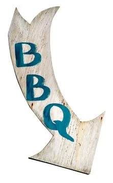 Bbq sign Foto stock