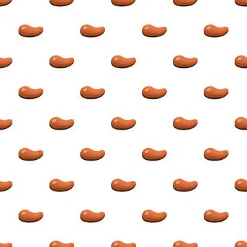 Bbq steak pattern seamless vector Stock Illustration