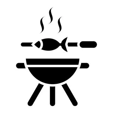 Bbq Vector Icon Design Illustration Stock Illustration