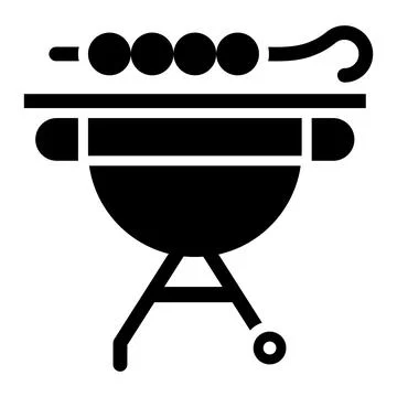 Bbq Vector Icon Design Illustration Stock Illustration