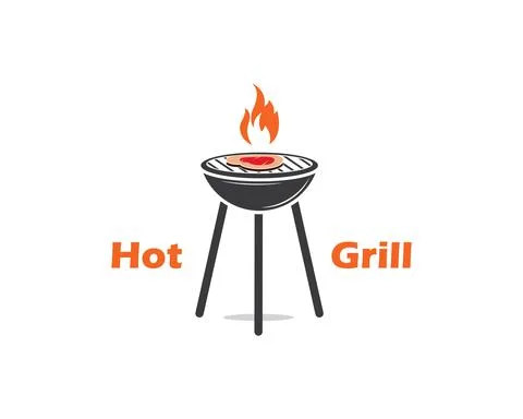 BBQ vector icon illustration design Stock Illustration
