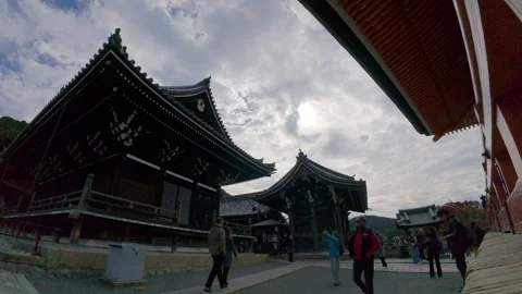 Bbuddhist temple complex in Kyoto, Japan Stock Footage 333787291