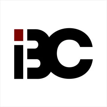 BC, BIC, IBC initials company logo Illustrazione stock