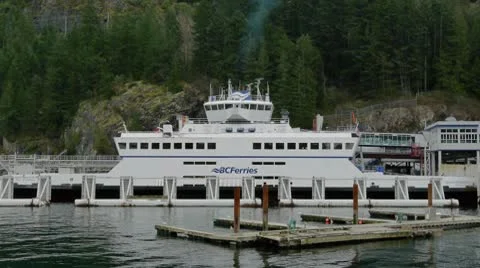 BC Ferry Queen of Capilano Stock Footage 10774418
