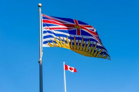 BC Flag Stock Photos