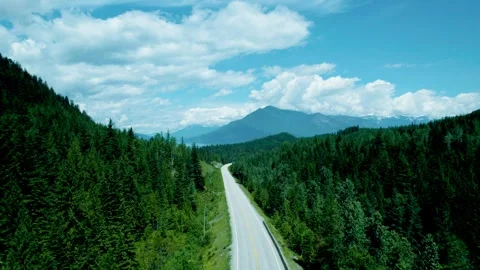 BC Highway Canada Stock Footage 244879100