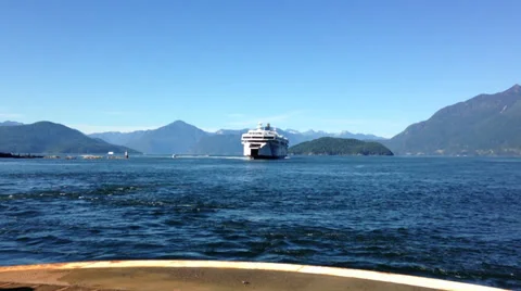 BC Mountains BC Ferry Stock Footage 28503208