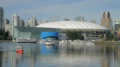 BC Place Stadium Stock Footage 567136