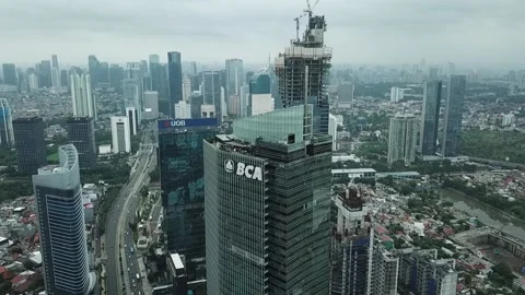 BCA Landmark, Jakarta Stock Footage 144474842