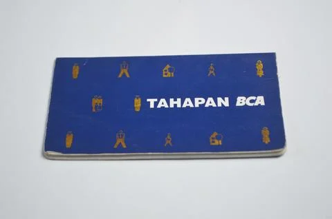 BCA SAVING BOOK Stock Photos