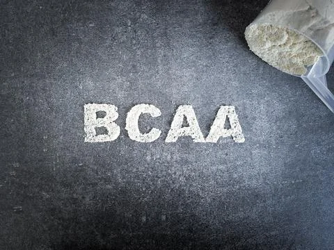 BCAA amino acids Stock Photos