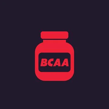 Bcaa, amino vector icon Stock Illustration