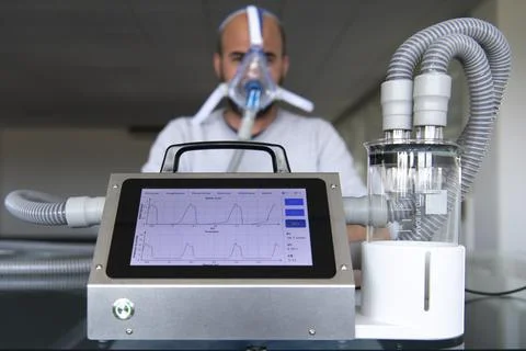 BCD microtechnique begins to produce ventilators to aid in fight against coronav Stock Photos