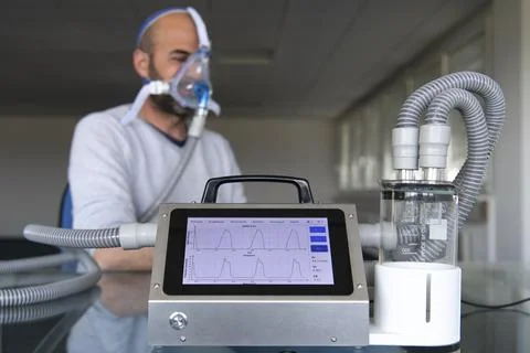 BCD microtechnique begins to produce ventilators to aid in fight against coronav Stock Photos