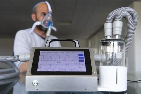 BCD microtechnique begins to produce ventilators to aid in fight against coronav Stock Photos