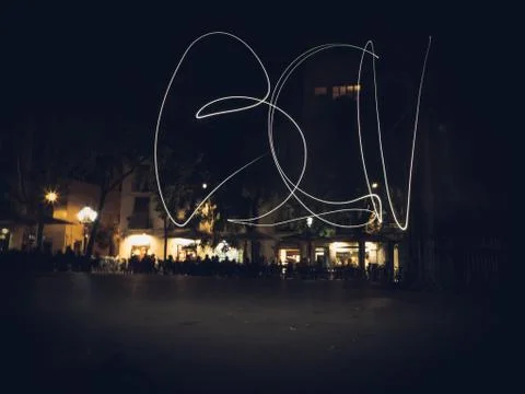 Bcn by light Stock Photos