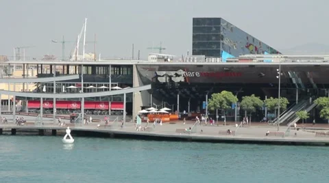 BCN Port 7 Stock Footage 8663479