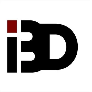 BD, IBD, BID initials company logo Stock Illustration