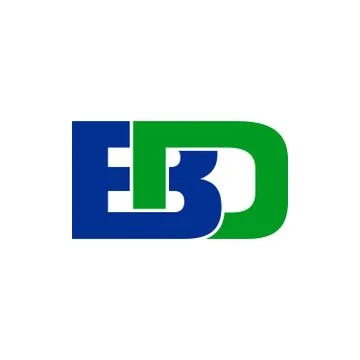 BD Initials Lettermark Symbol Logo Design Stock Illustration