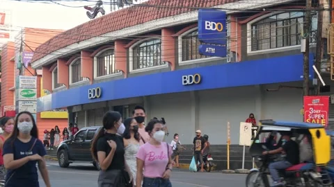 BDO (Banco de Oro) Philippines Stock Footage 154543151