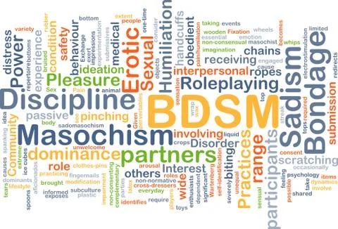 BDSM background concept Stock Illustration