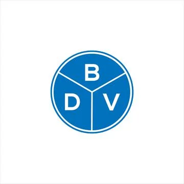 BDV letter logo design. BDV monogram initials letter logo concept. BDV letter 스톡 일러스트