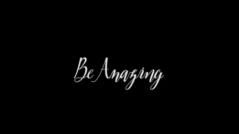 Be Amazing Cursive Calligraphy Grunge Dissolve Transition Stock Footage 142703803