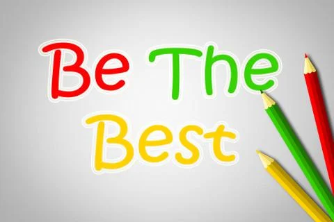 Be the best concept Stock Illustration