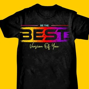 BE THE BEST VERSION OF YOU Stock-Illustration