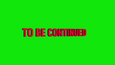 To be continued 3d text animation with word rotating effect. streaming and .. Stock Footage 313821823