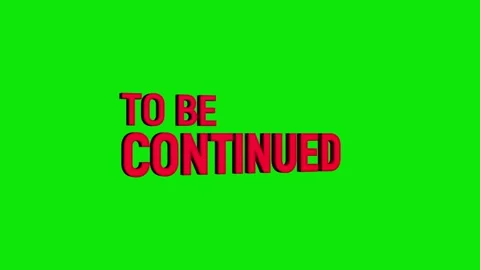 To be continued 3d text animation with word rotating effect. streaming and .. Stock Footage 313821835